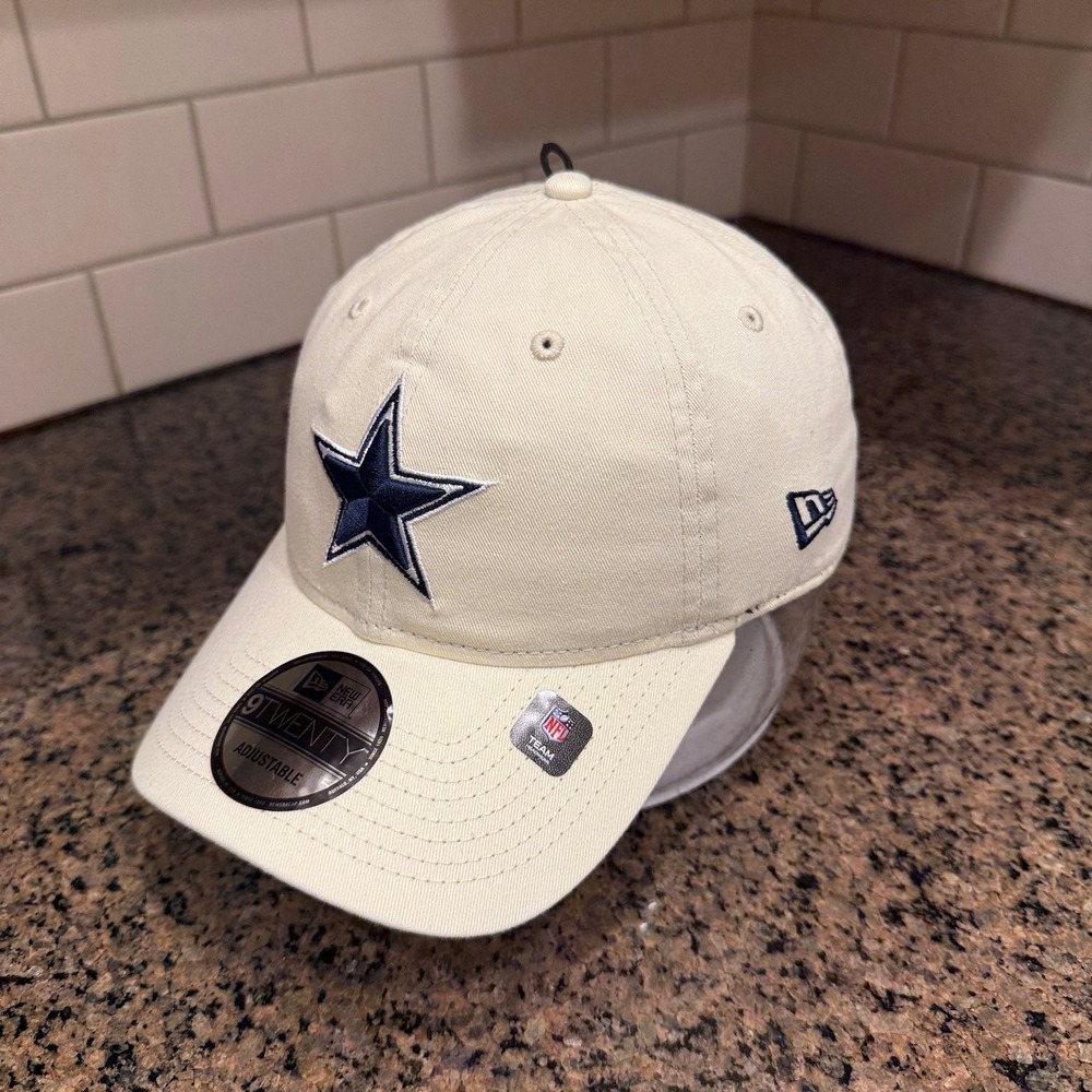 Dallas Cowboys Hat New Era 9TWENTY Adjustable Beige NFL New